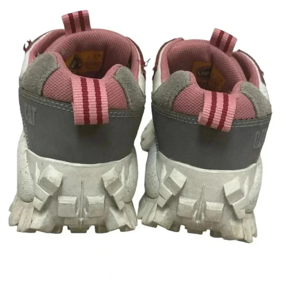 Caterpillar Intruder Chunky Steel toes Sneakers In Pink And Gray EU 40 Pre loved - Picture 10 of 14